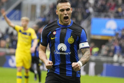 Inter Milan Menang Tipis Saat Menjamu Verona , Skor Akhir : 2-1