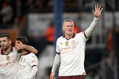 Cetak 5 Gol, Erling Haaland Man of the Match Luton Town vs Manchester City