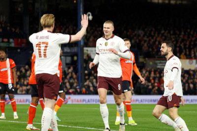 Tampil Fantastis, Manchester City Hajar Luton Town 6-2