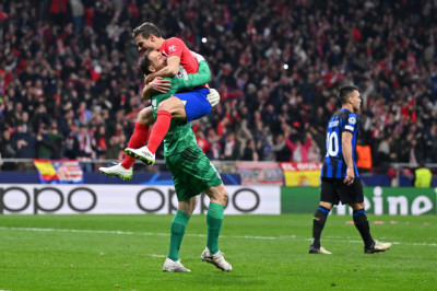 Tampil Impresif, Atletico Madrid Singkirkan Inter Milan di Babak 16 Besar UCL