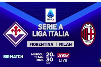 Sedang Berlangsung! Live di ANTV: Duel Serie A Fiorentina vs AC Milan, Misi Rossoneri Tempel Ketat Inter Milan