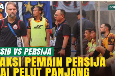 Ketegangan Pelatih dan Pemain Persija Jakarta saat Menghadapi Persib Bandung