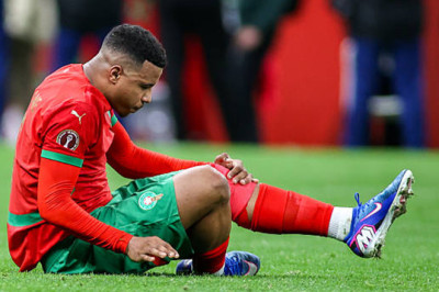 Hamza Igamane Alami Cedera ACL, Absen Bela Maroko di Piala Dunia