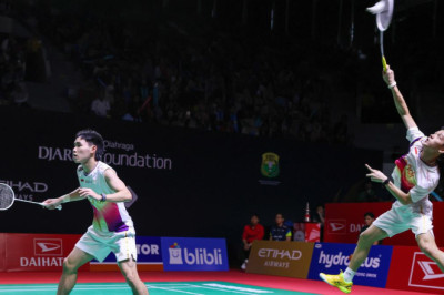 Hasil Indonesia Masters 2026: Raymond/Joaquin ke Final Setelah Menangi Laga Derby