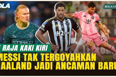 5 Mesin Gol Kaki Kiri Paling Mematikan: Haaland Menggila, Messi Masih Raja