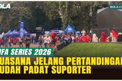 Ribuan Suporter Serbu GBK! Atmosfer Meriah Sambut Timnas Indonesia Jelang FIFA Series 2026