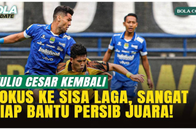 Julio Cesar Fokus ke 9 Laga Sisa, Optimistis Persib Bandung Juara