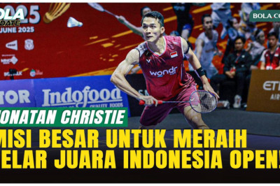 Misi Jonatan Christie di Istora, Akhiri Puasa Gelar Indonesia Open!