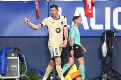 Robert Lewandowski Senang Antarkan Barcelona Menang di Kandang Osasuna
